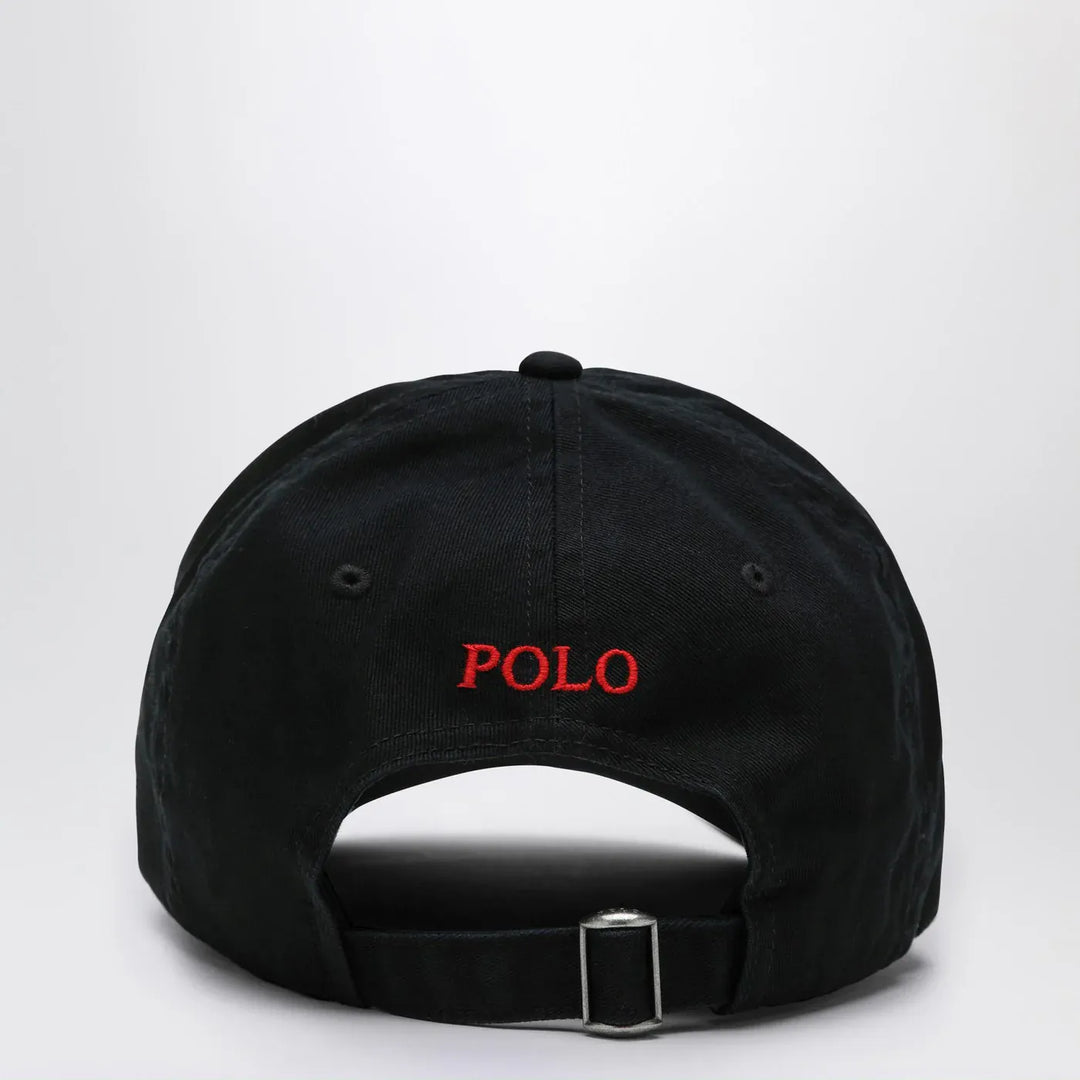 Polo Ralph Lauren - Black baseball cap with logo Brand Apparel &amp; Accessories > Clothing Accessories > Hats TU