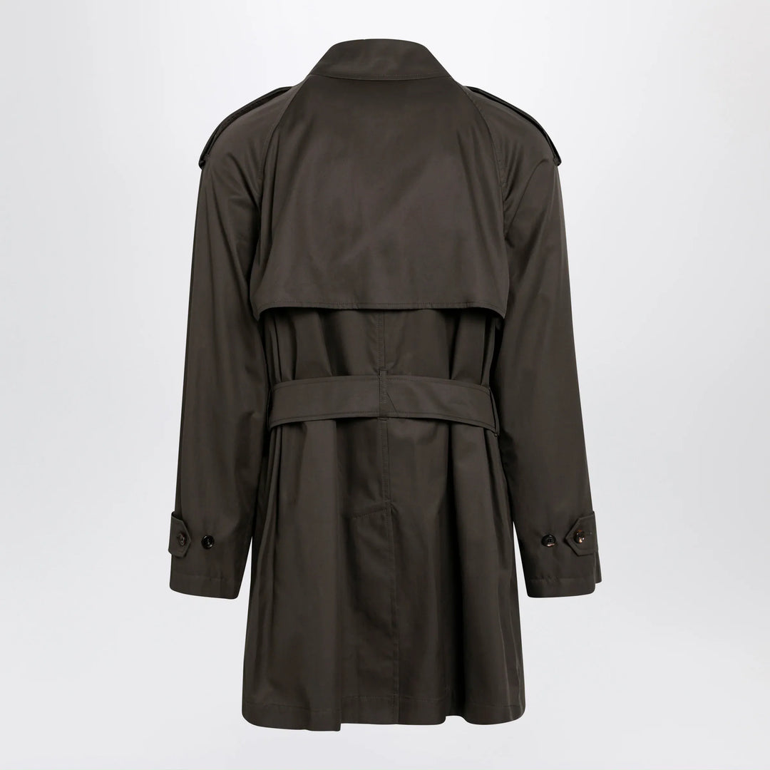 Burberry - Leadenham mid-length gabardine trench coat in brown Brand Apparel &amp; Accessories > Clothing > Outerwear > Coats &amp; Jackets