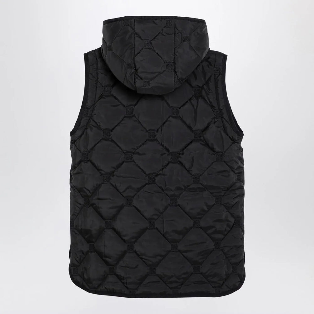 Givenchy - Black quilted parka with removable sleeves Brand Apparel & Accessories > Clothing > Outerwear > Coats & Jackets 10