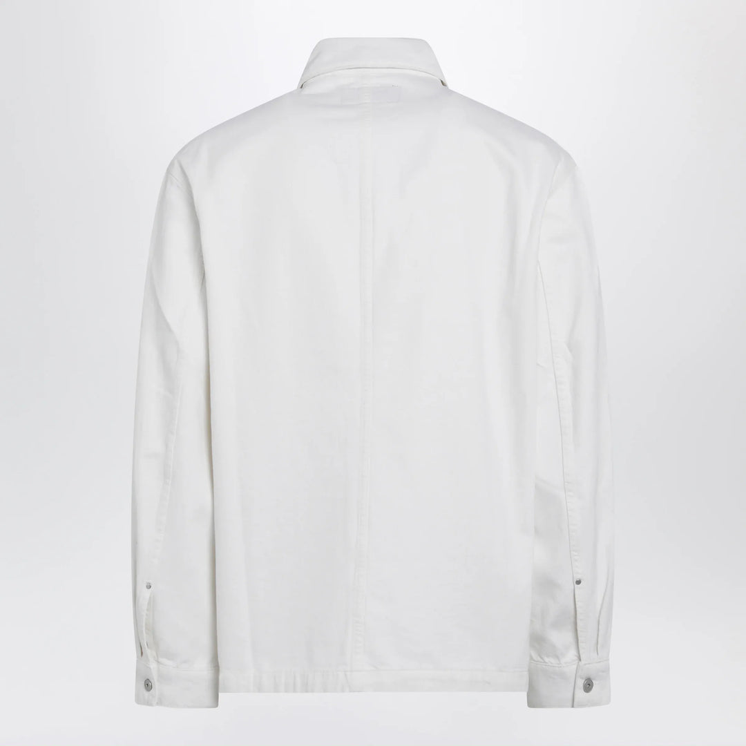 LEMAIRE - White denim shirt jacket Brand Apparel &amp; Accessories > Clothing > Outerwear > Coats &amp; Jackets