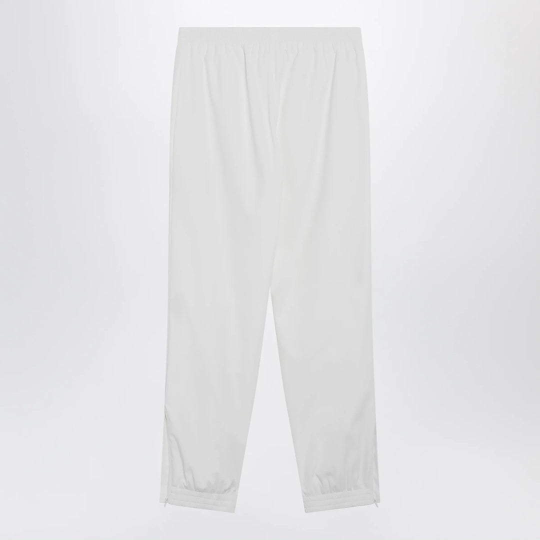 Balenciaga - Logo jogging pants in white polyester Brand Apparel &amp; Accessories > Clothing > Pants