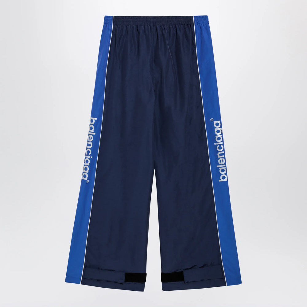 Balenciaga - Techwear jogger pants in navy blue cotton blend Brand Apparel & Accessories > Clothing > Pants