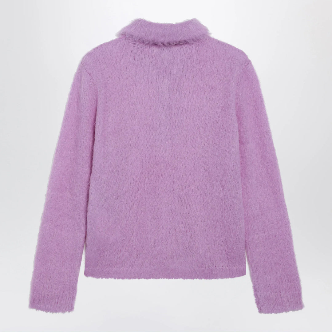 Chloé - Lavender alpaca-blend cardigan Brand Apparel &amp; Accessories > Clothing > Shirts &amp; Tops