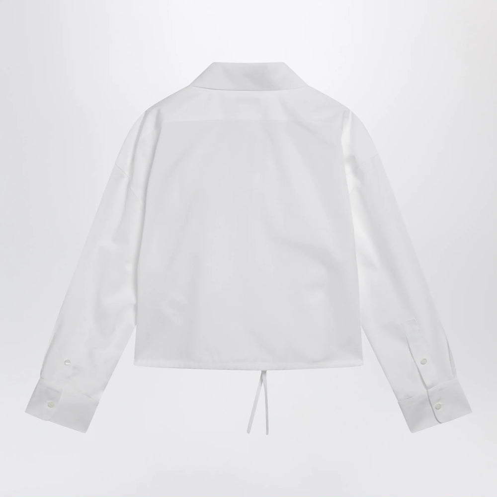 Givenchy - White short poplin shirt Brand Apparel & Accessories > Clothing > Shirts & Tops 38  FR
