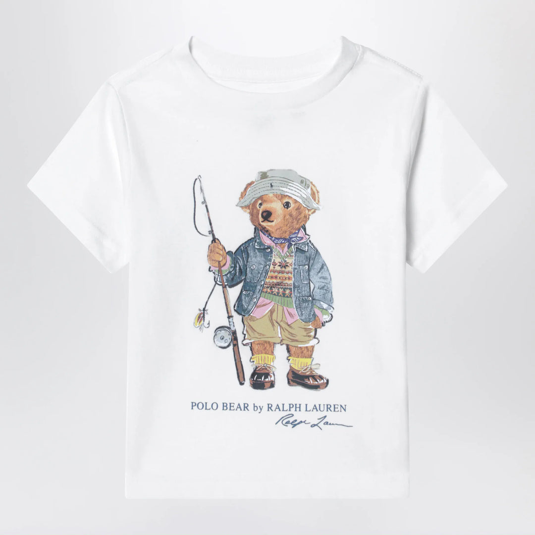 Polo Ralph Lauren - White cotton Polo Bear T-shirt Brand Apparel &amp; Accessories > Clothing > Shirts &amp; Tops