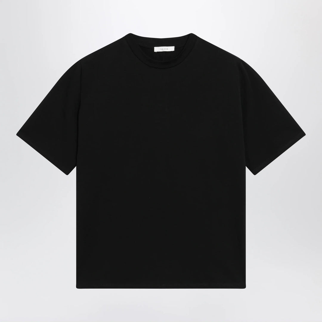 The Row - Black cotton short-sleeve crewneck T-shirt Brand Apparel &amp; Accessories > Clothing > Shirts &amp; Tops L