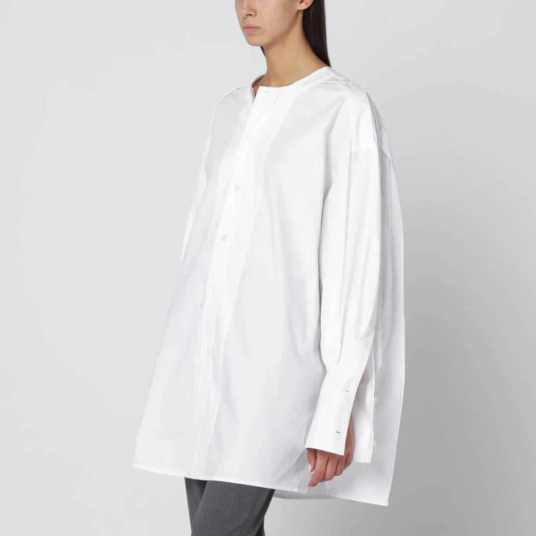 TheLatest - Oversized white cotton shirt Brand Apparel &amp; Accessories > Clothing > Shirts &amp; Tops XS