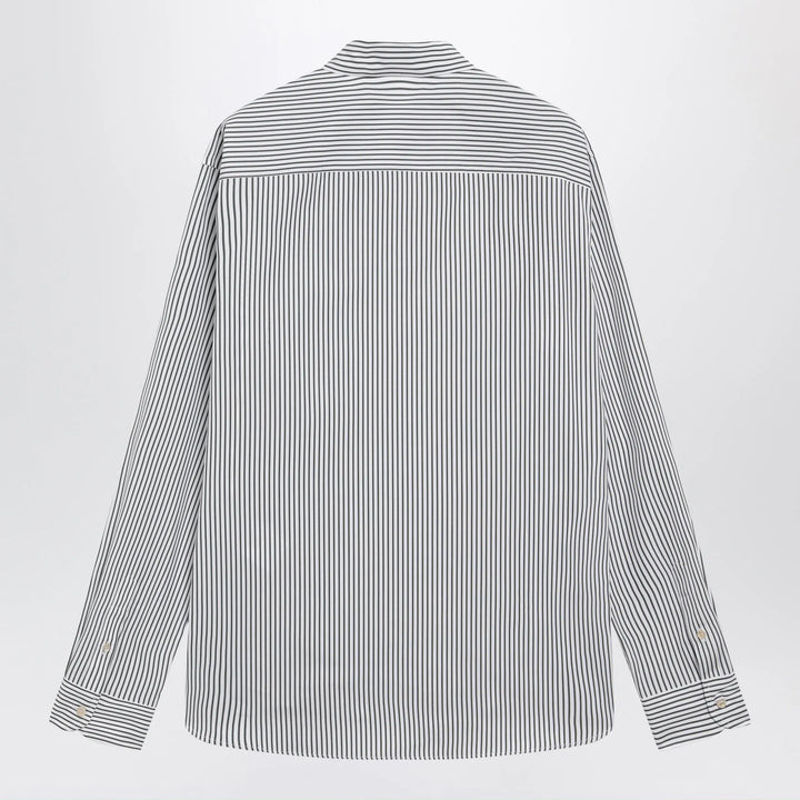 Valentino - Ivory/green striped shirt with Vlogo Brand Apparel &amp; Accessories > Clothing > Shirts &amp; Tops