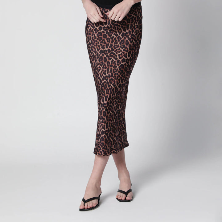 ANINE BING - Leopard-print silk midi skirt Brand Apparel &amp; Accessories > Clothing > Skirts XS