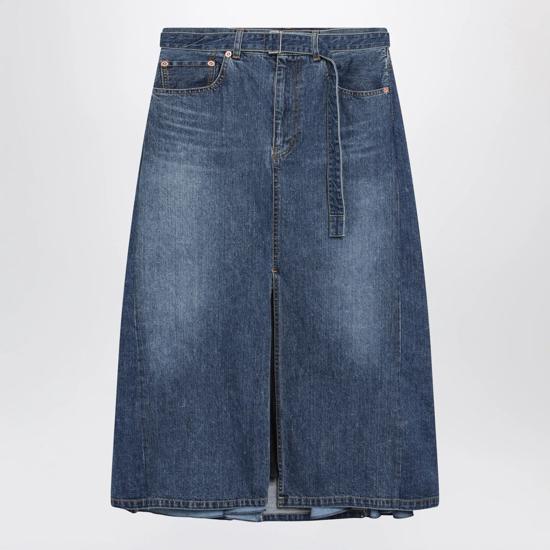 Sacai - Denim skirt in blue cotton Brand Apparel &amp; Accessories > Clothing > Skirts