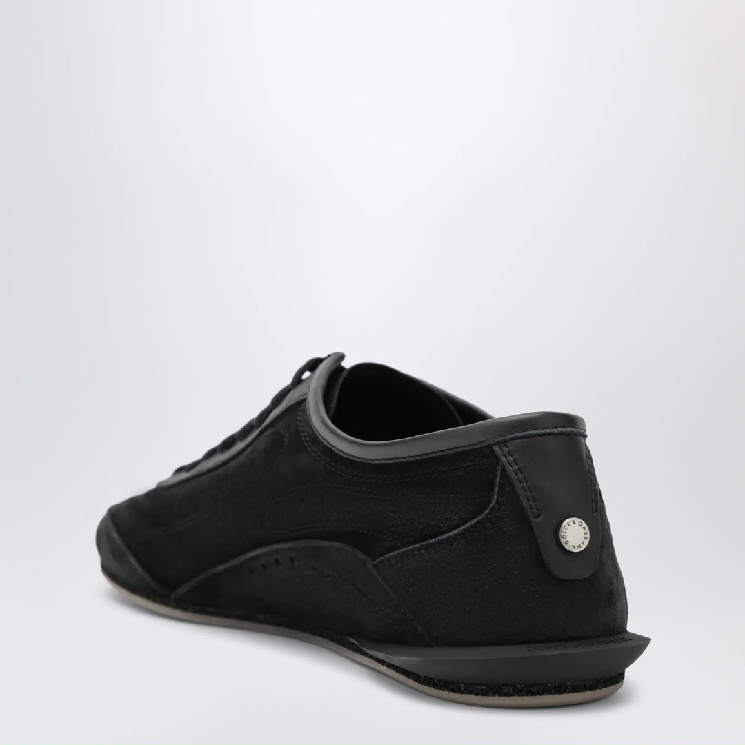 Dolce&amp;Gabbana - Black DG Sailing raffia trainers Brand Apparel &amp; Accessories