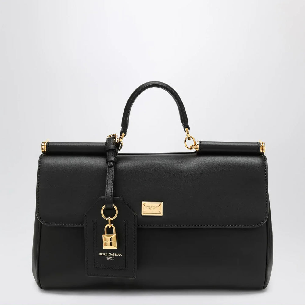 Dolce&Gabbana - Handbag My Sicily in black leather Brand Apparel & Accessories TU