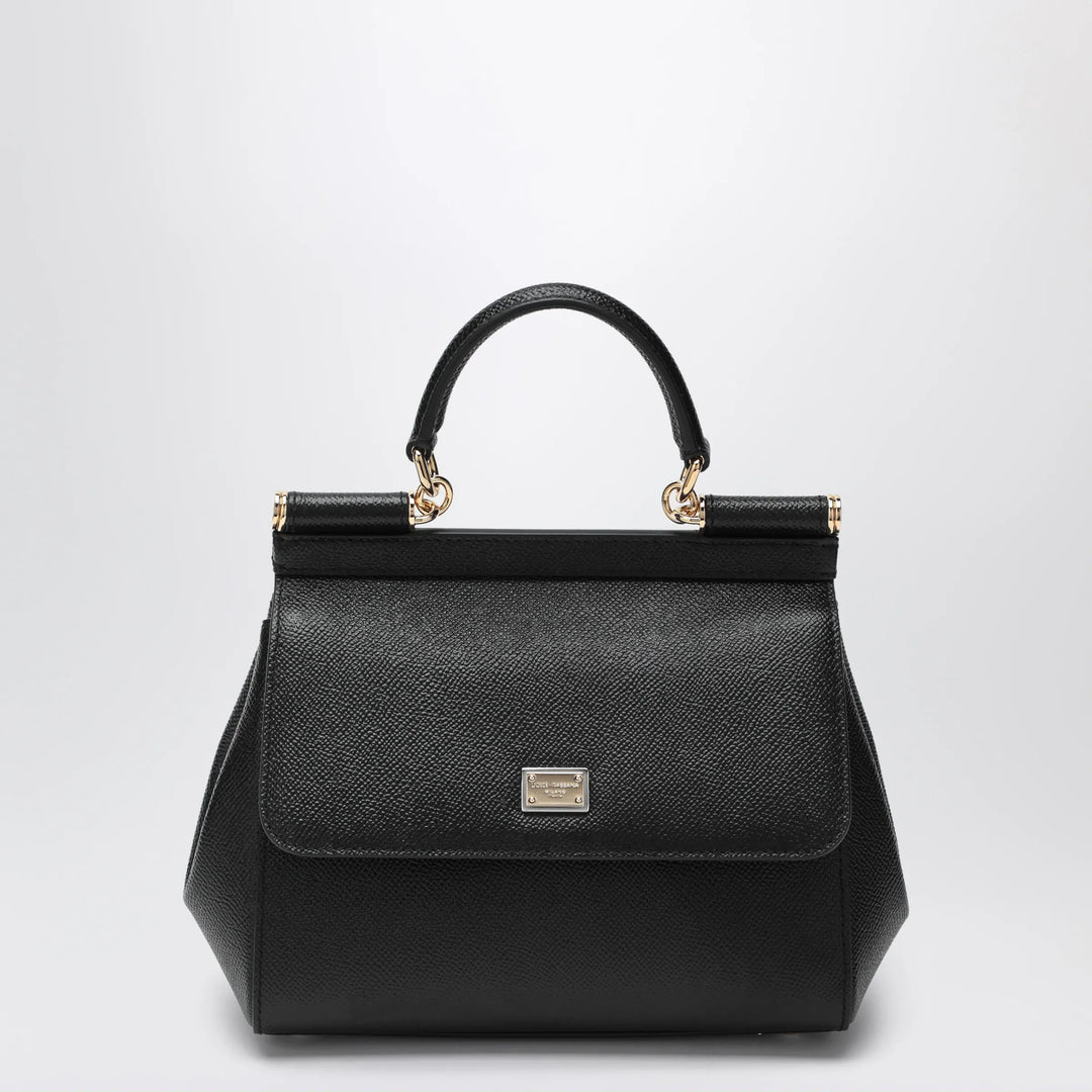 Dolce&amp;Gabbana - Medium black Sicily Hand Bag Brand Apparel &amp; Accessories