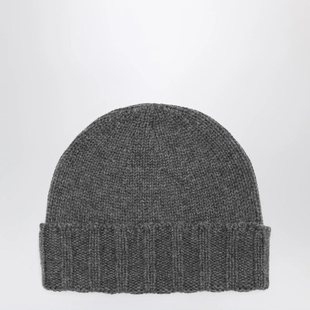 Drumohr - Grey cashmere beret Brand Apparel &amp; Accessories 46 IT