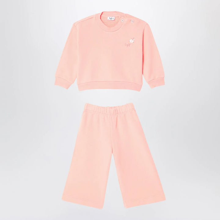 Il Gufo - Apricot-coloured set in cotton fleece Brand Apparel &amp; Accessories 5