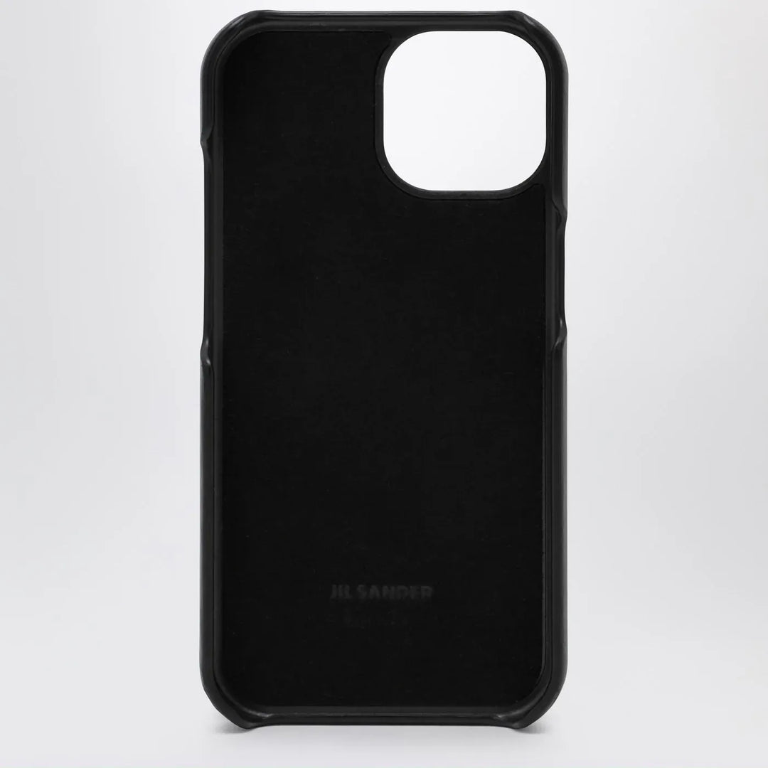 Jil Sander - Black iPhone 15 Pro cover with logo Brand Apparel &amp; Accessories TU