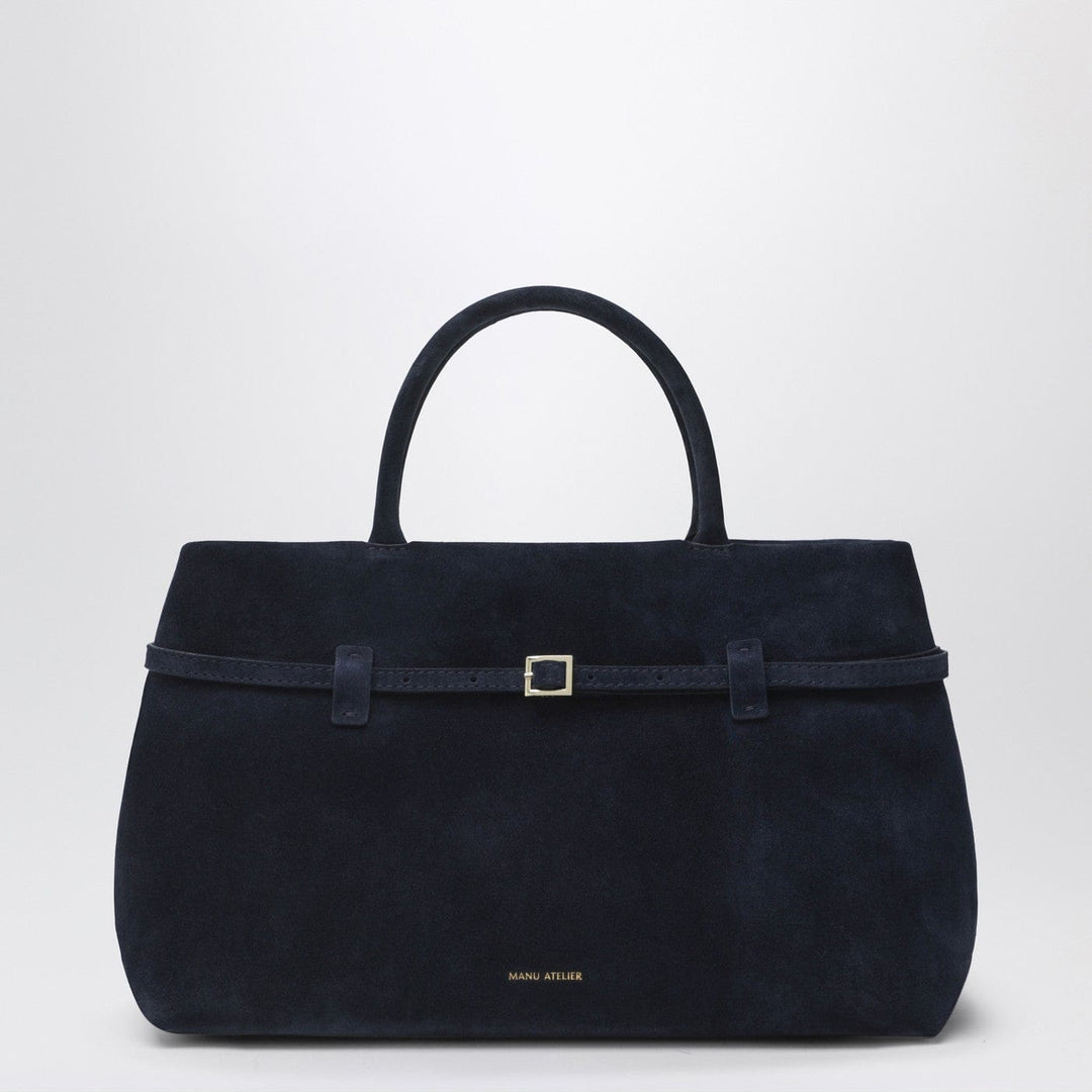 Apparel & Accessories TU Manu Atelier - Le Cambon 35 dark blue suede bag Brand