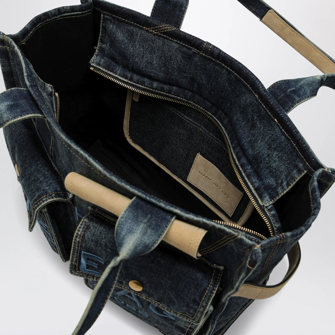 Marc Jacobs - The Cargo Tote Bag large in denim and suede Brand Apparel &amp; Accessories TU