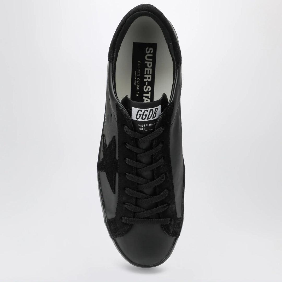 Golden Goose - Black Super-Star sneakers in leather and suede Brand Apparel &amp; Accessories > Shoes