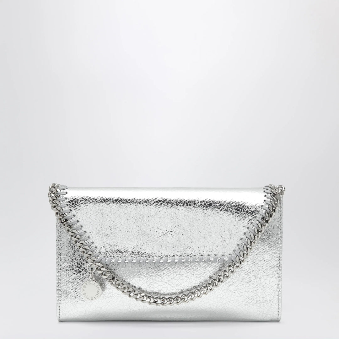 Stella McCartney - Falabella metallic silver crossbody wallet bag Brand Apparel &amp; Accessories U