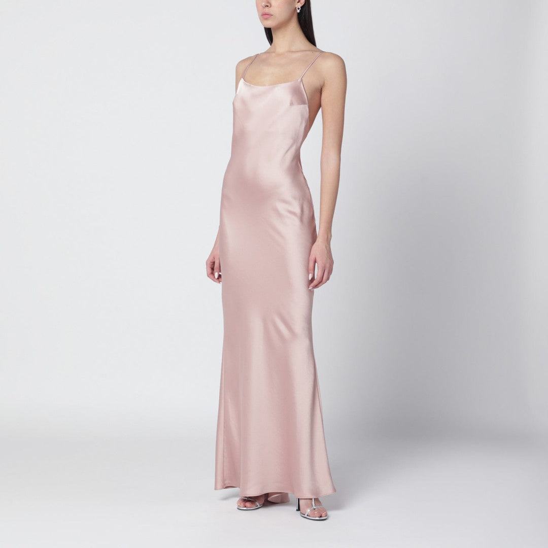 Apparel & Accessories THE ANDAMANE - Peony-coloured Ninfea dress with back draping Brand