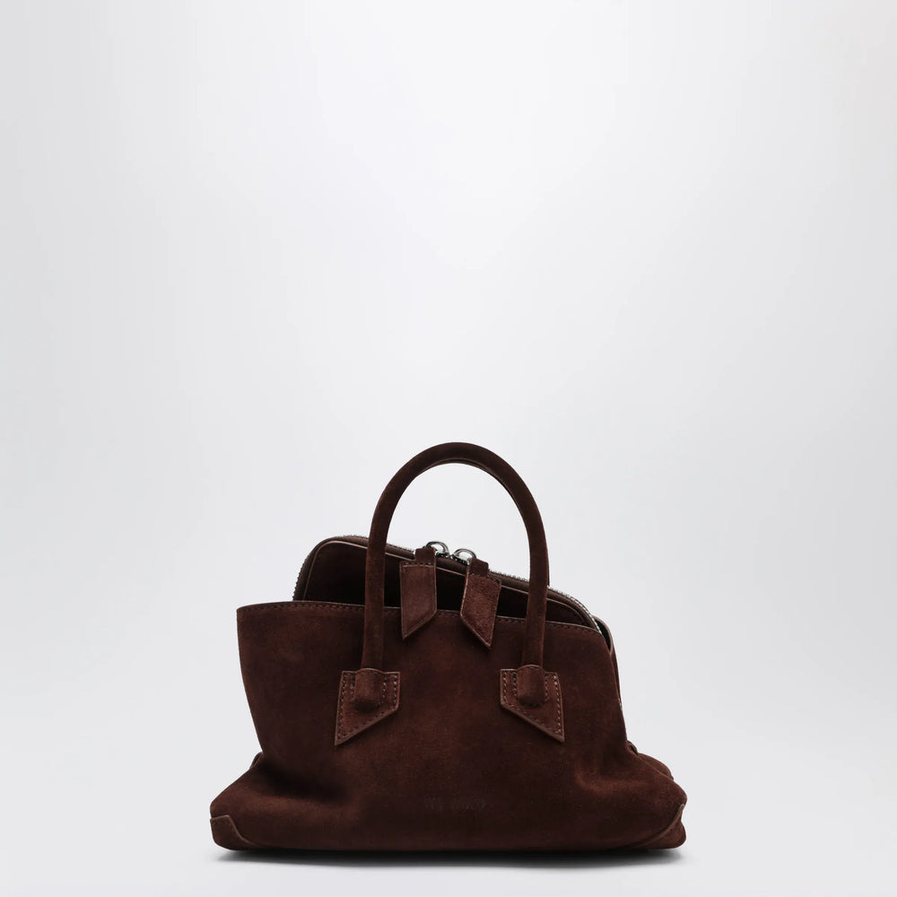 The Attico - Brown suede La Passeggiata Mini bag Brand Apparel & Accessories TU