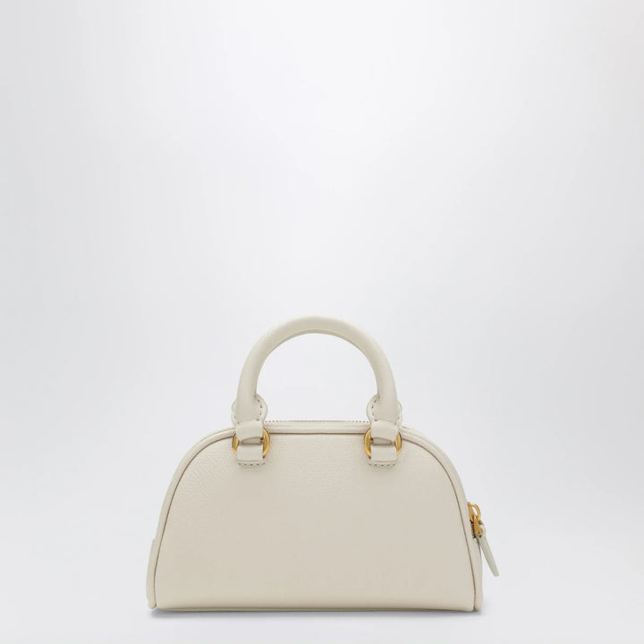 Valentino Garavani - Ivory VLogo Signature mini duffle bag in grained calfskin Brand Apparel &amp; Accessories TU