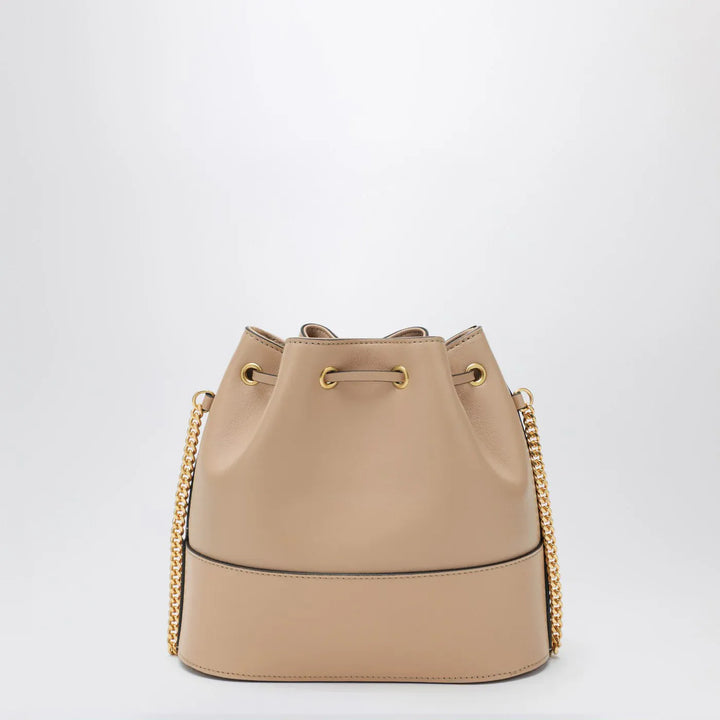 Valentino Garavani - Pink leather Vlogo Signature mini hobo bag Brand Apparel &amp; Accessories TU