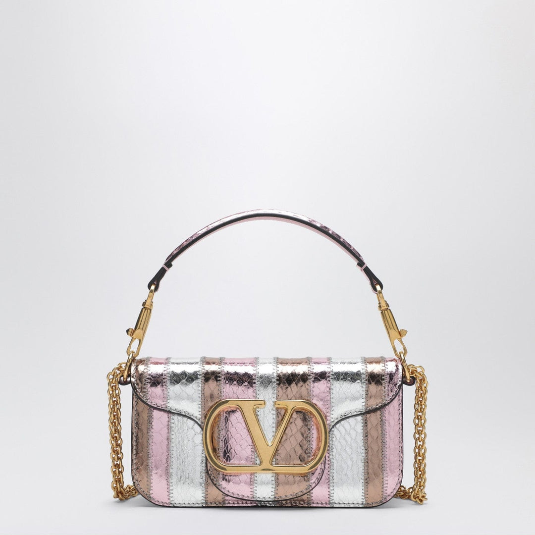Apparel & Accessories TU Valentino Garavani - Small Locò shoulder bag in multicolour laminated elaphe leather Brand