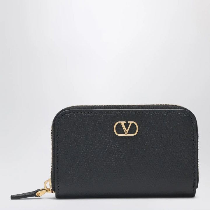 Valentino Garavani - Vlogo Signature zip wallet black Brand Apparel &amp; Accessories TU