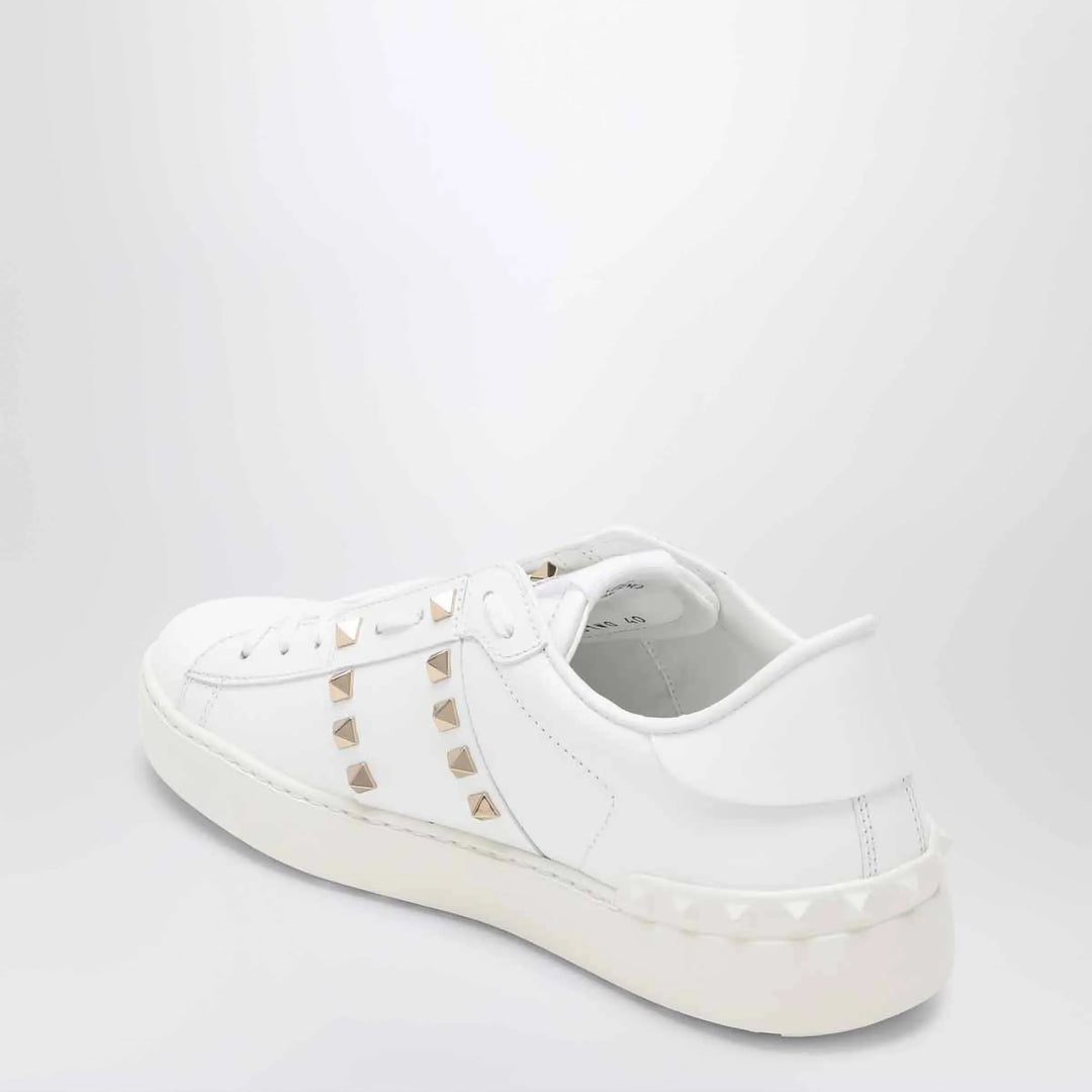Valentino Garavani - White leather Rockstud zip card holder Brand Apparel &amp; Accessories