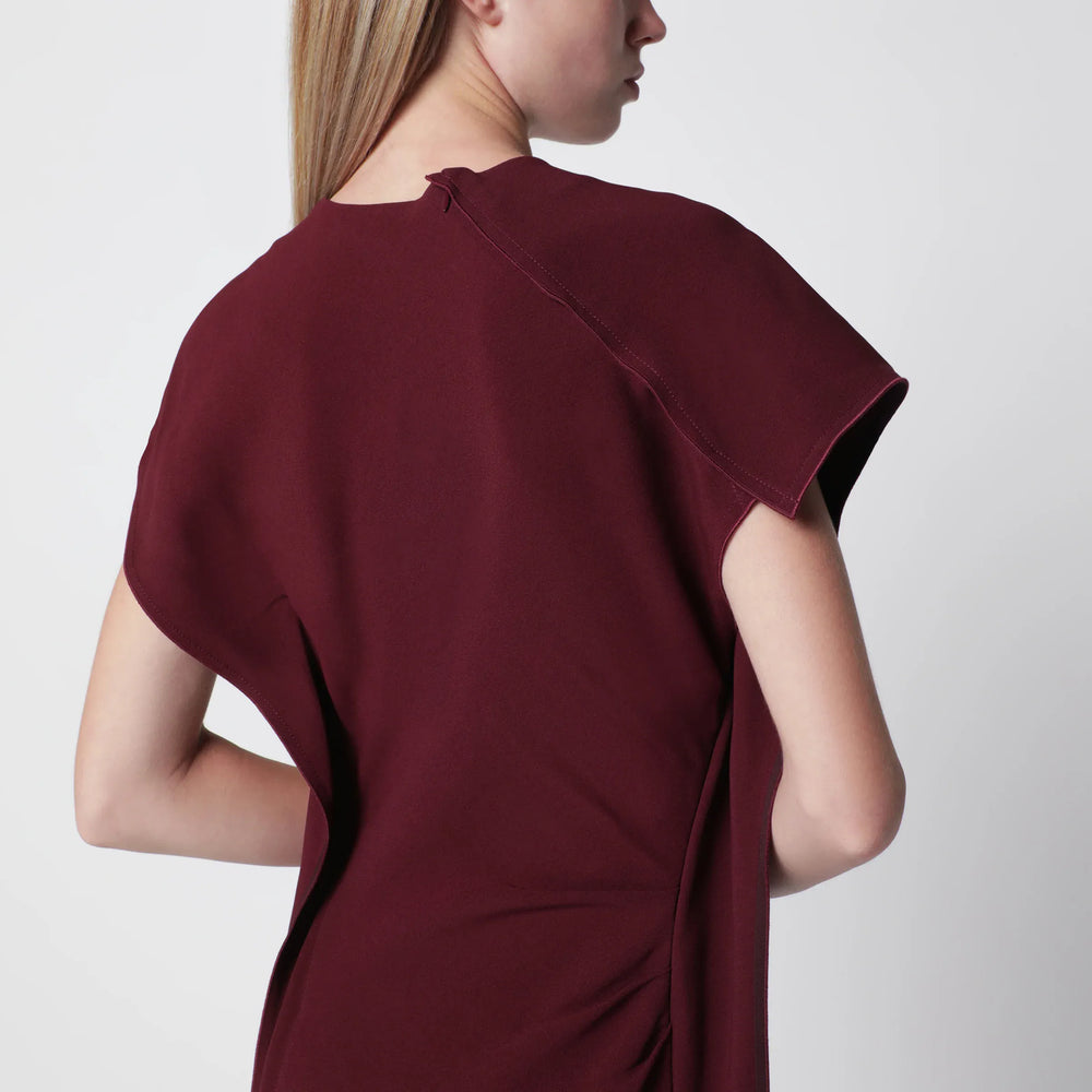 Victoria Beckham - Victoria stretch cady ankle-length dress in cinnabar red Brand Apparel & Accessories