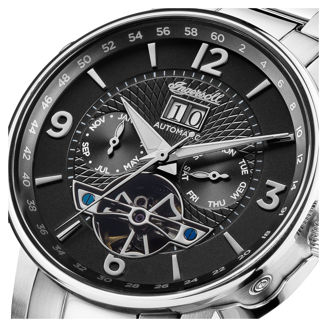 Ingersoll Automatic Watches Ingersoll Grafton Automatic Silver Bracelet Watch Brand