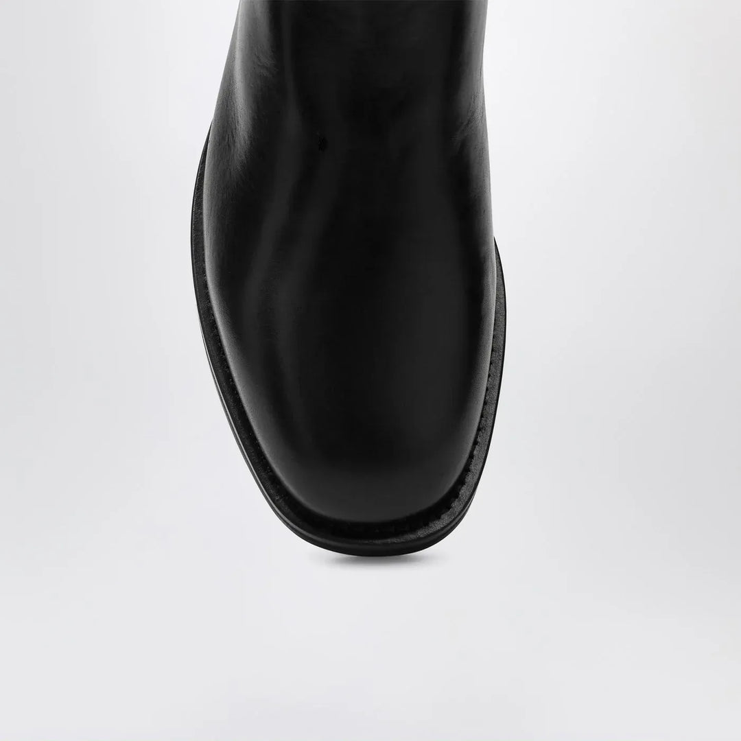 Jude - Daryl ankle boots in black leather Brand Boots