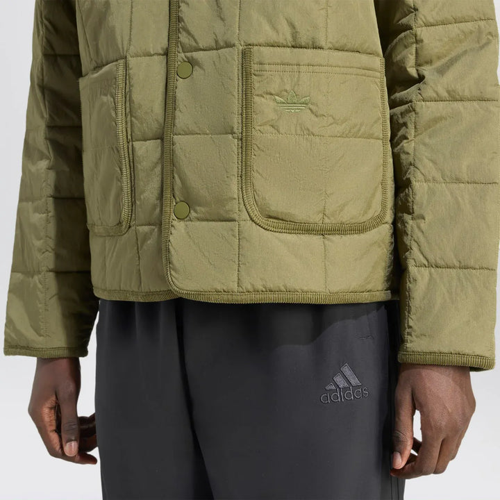 adidas Originals - Green quilted jacket Brand Coats &amp; Jackets