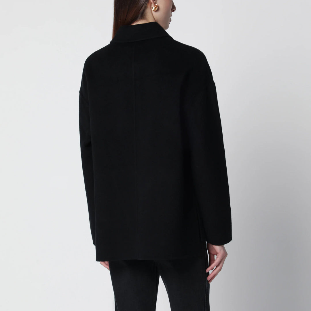 ANINE BING - Black wool and cashmere jacket Brand Coats &amp; Jackets