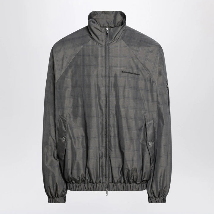 Balenciaga - Grey/blue nylon zip-up jacket Brand Coats &amp; Jackets 2