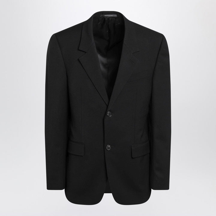 Coats &amp; Jackets Balenciaga - Single-breasted black wool jacket Brand