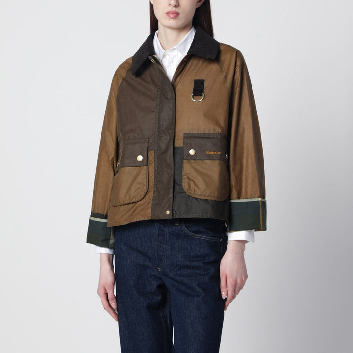 Coats &amp; Jackets Barbour - Alma jacket sand beige/olive green in waxed cotton Brand