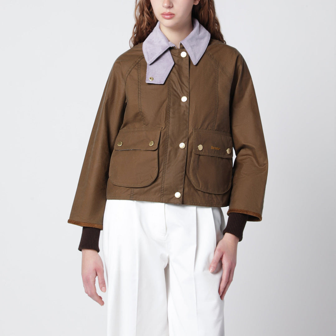Coats & Jackets Barbour - Beadnell waxed cropped jacket in sand Brand