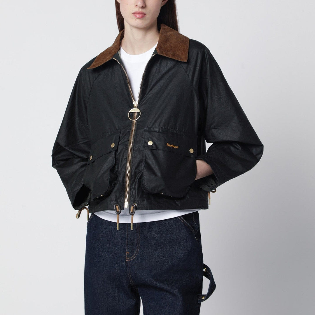 Coats & Jackets Barbour - Marron jacket green in waxed cotton Brand