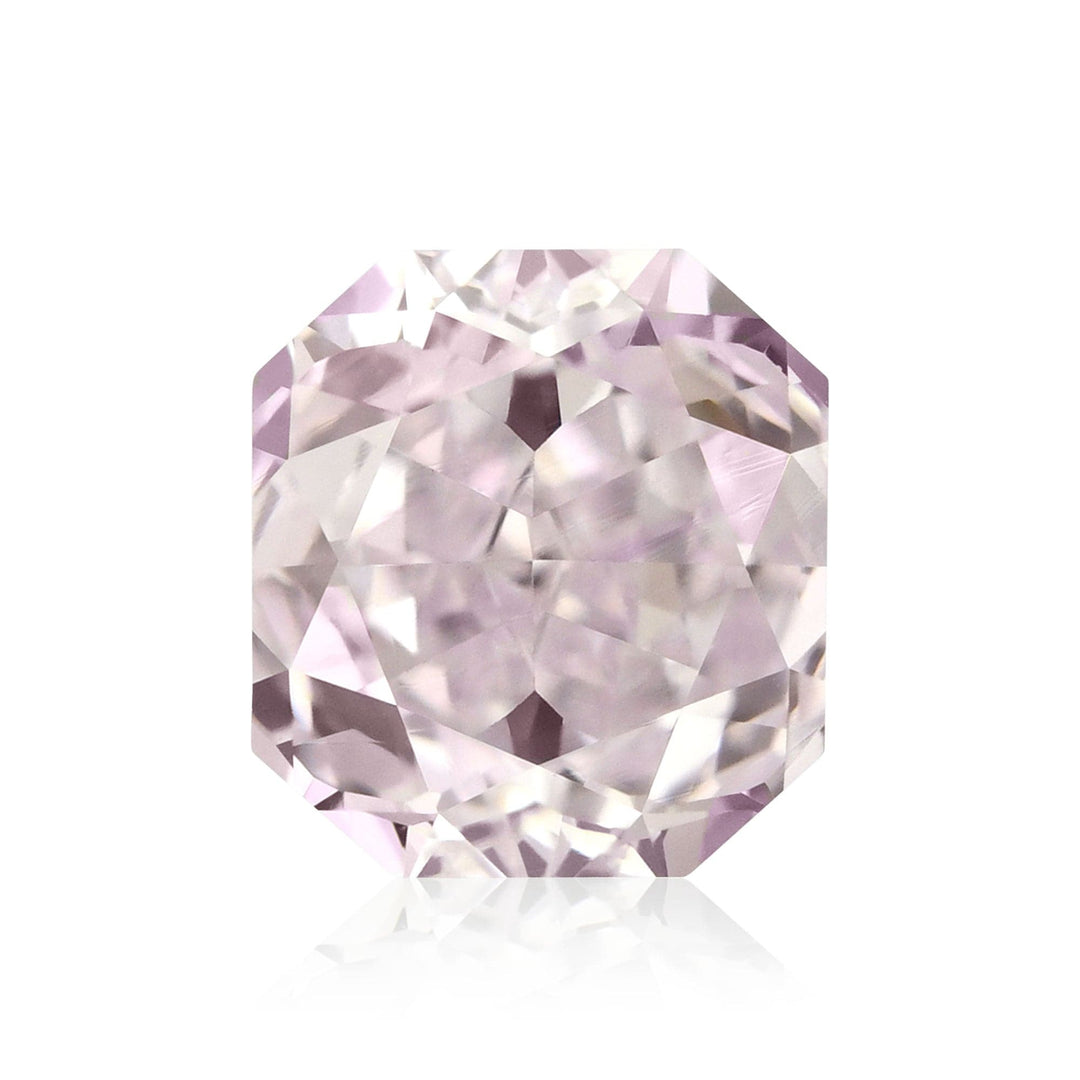 0.45 Carat Very Light Pink Radiant Diamond VS2 GIA Brand Color Diamond