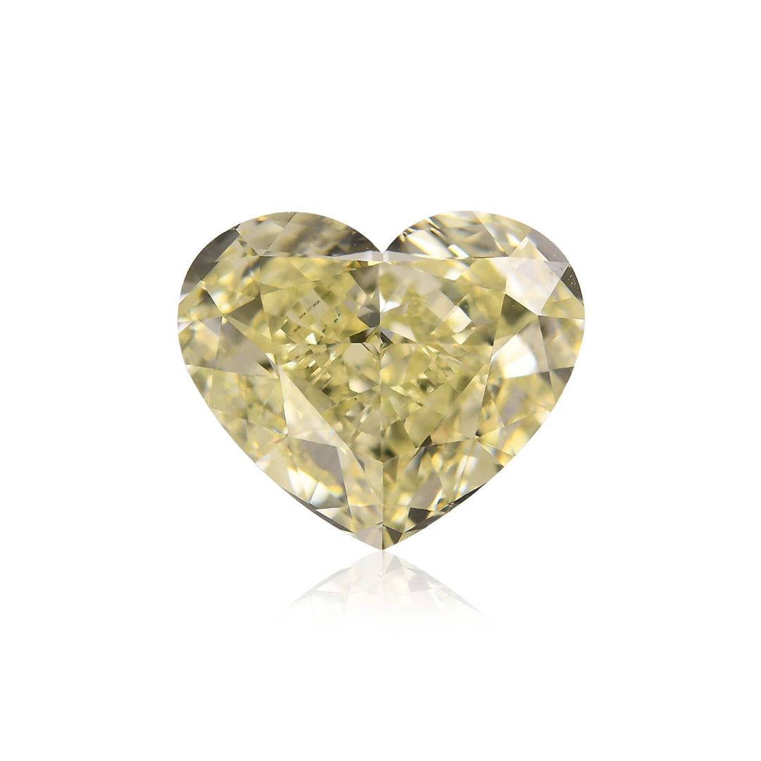 6.02 Carat W-X HEART Diamond VS2 GIA Brand Color Diamond