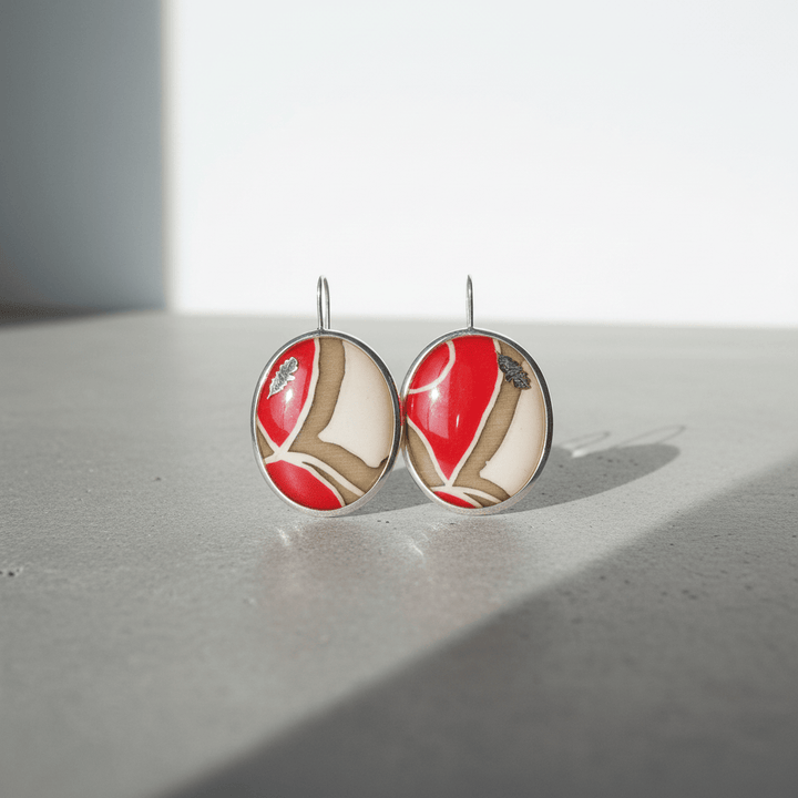 Antonella Piacenti Batik Silver 925 Earrings Brand Earrings