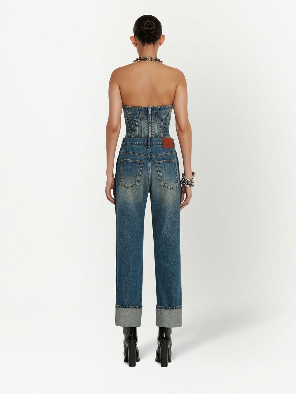Alexander Mcqueen Jeans 28 Alexander McQueen turn-up Hem straight-leg Jeans Alexander McQueen turn-up Hem straight-leg Jeans Brand