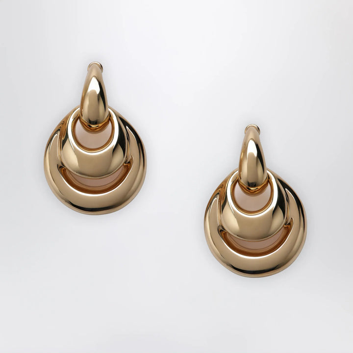 PANCONESI - Gold-Tone Blow Up Drop Earrings Brand Jewelry U