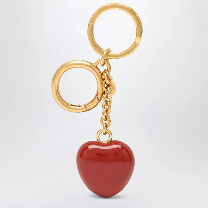 Valentino Garavani - Bag charm keyring Coeur Royal in red Brand Jewelry TU