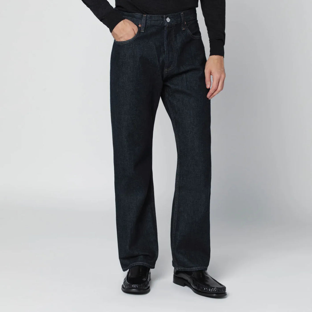 AGOLDE - Dark blue regular jeans Brand Pants 34