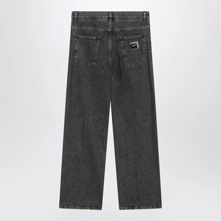 Dolce&amp;Gabbana - Black washed over jeans Brand Pants