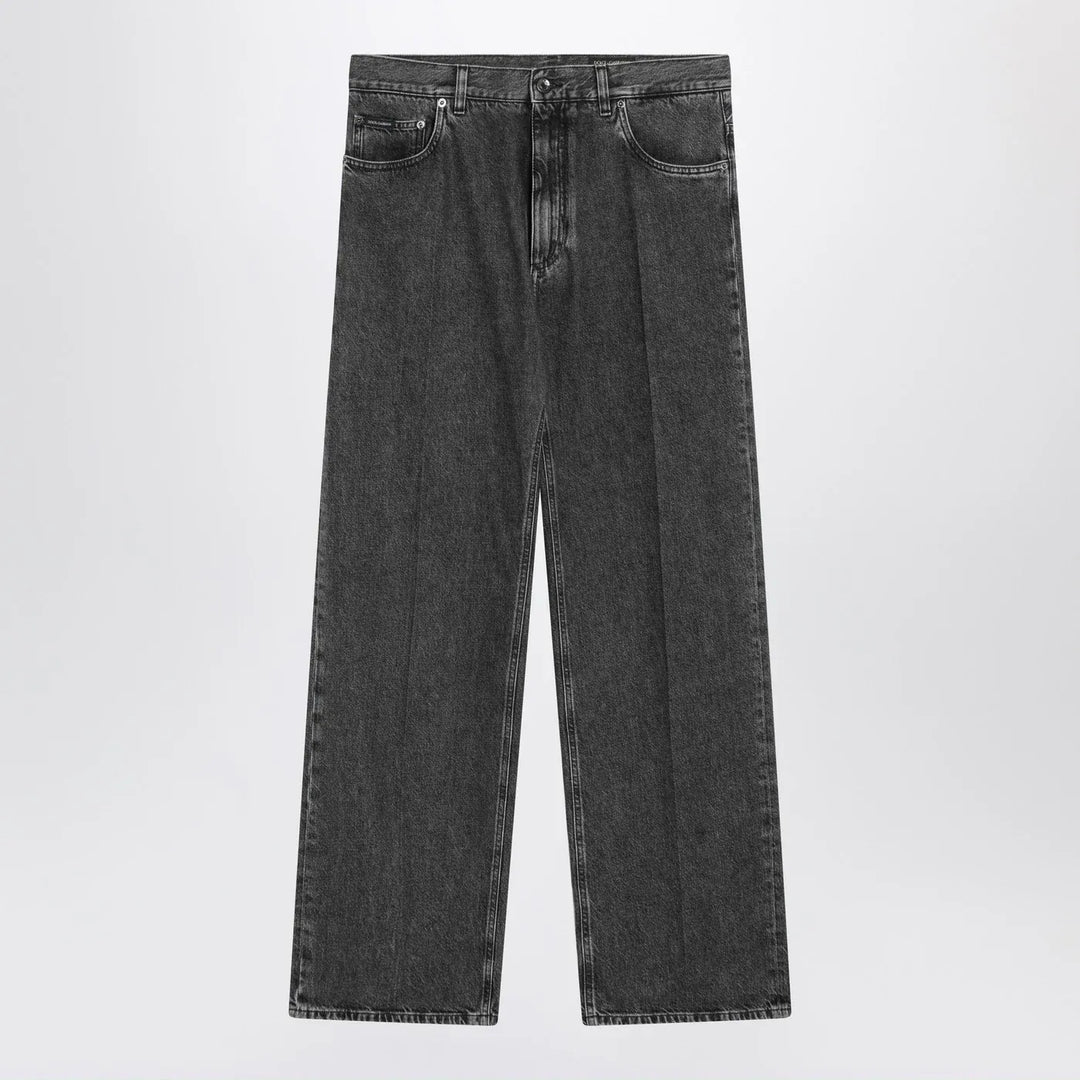 Dolce&amp;Gabbana - Black washed over jeans Brand Pants 50 IT
